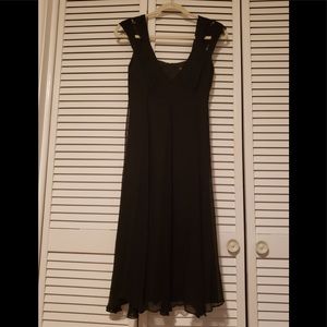 Black Dressy Silk Dress Size 4